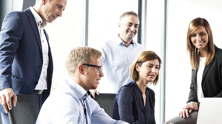 Marburg team in a strategy meeting