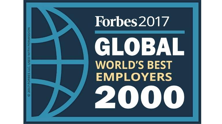 Forbes Global World's Best Employers Logo